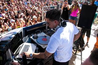 DJ Pauly D, well known for his role on MTV's Jersey Shore, kicks off the weekend launch of his residency at Palms Resort and Casino. Friday June 24th, 2011